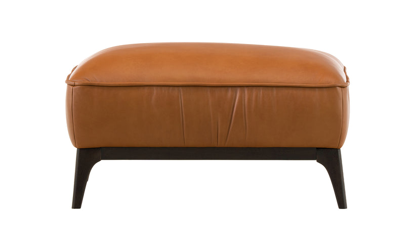 Nadia Leather Ottoman
